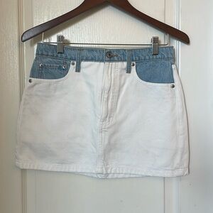 Abercrombie & Fitch denim mini skirt